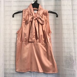 Pink colored sleeveless top